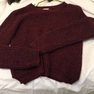 Cute burgundy sweater